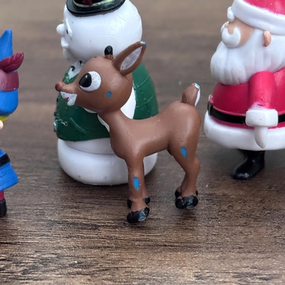 RUDOLPH Red Nosed Reindeer and The Island of Misfit Toys Friends Toy Figures LOT